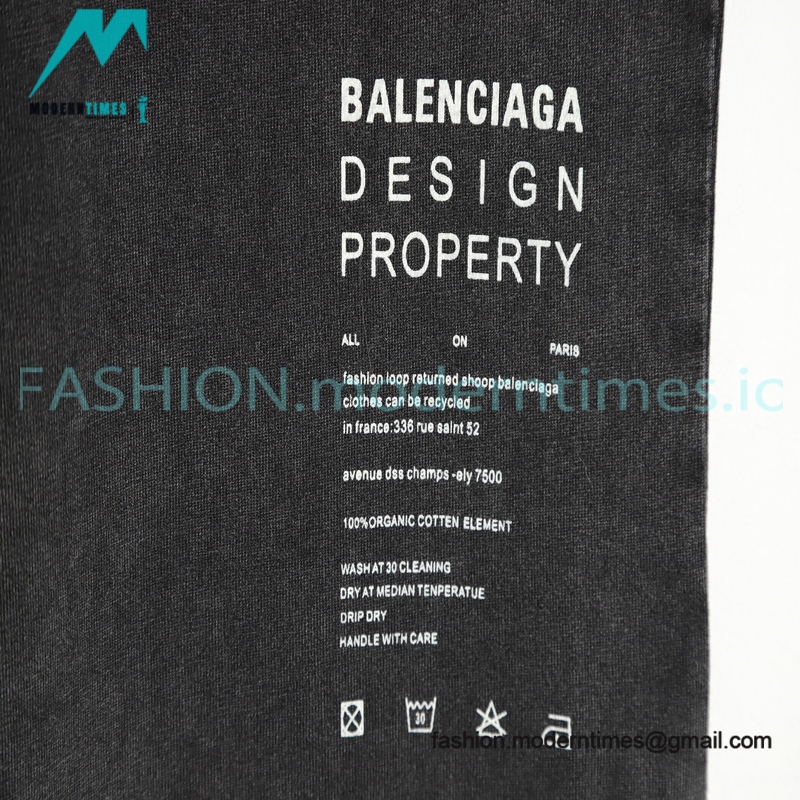 Balenciaga - Monogram Print Short-sleeved T-shirt